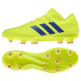 Adidas Nemeziz 18.1 FG M BB9426 futballcipő sárga