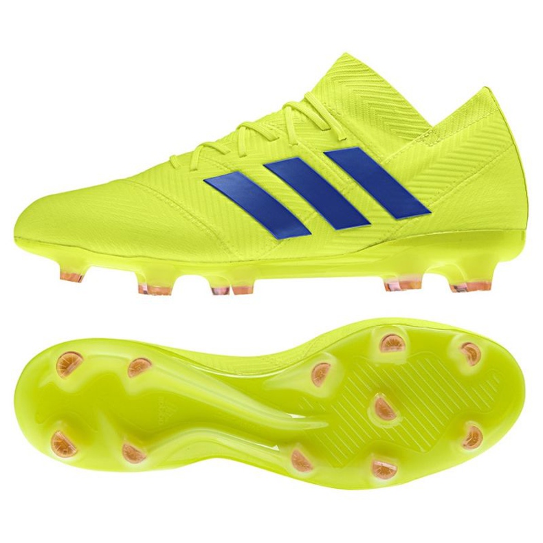 Adidas Nemeziz 18.1 FG M BB9426 futballcipő sárga