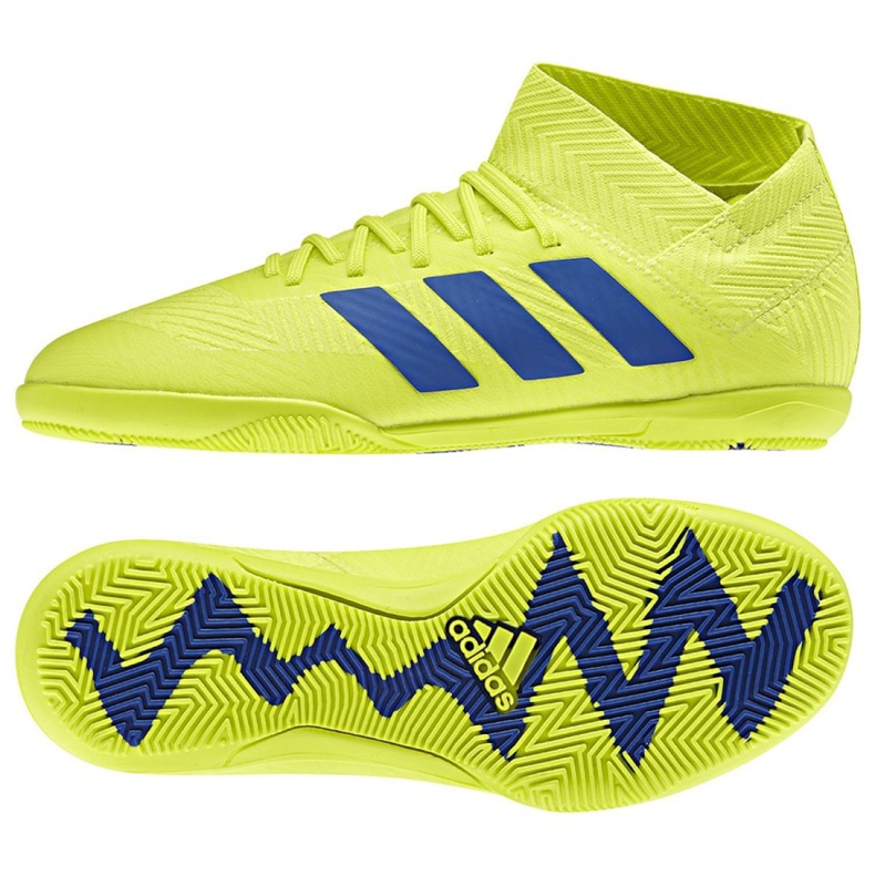 Belső cipő adidas Nemeziz 18.3 In Jr CM8512 sárga sárga