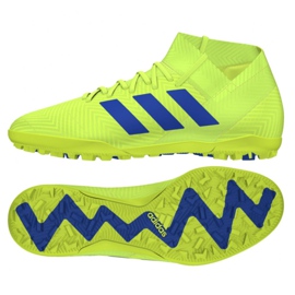 Adidas Nemeziz 18.3 Tf M BB9465 futballcipő sárga sárga Adidas Nemeziz 18.3 Tf M BB9465 futballcipő sárga sárga