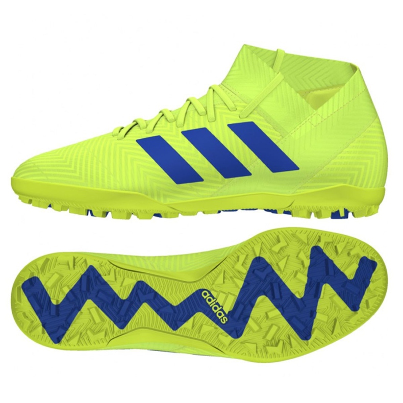 Adidas Nemeziz 18.3 Tf M BB9465 futballcipő sárga sárga