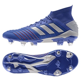 Adidas Predator 19.1 Sg M BC0312 futballcipő kék kék