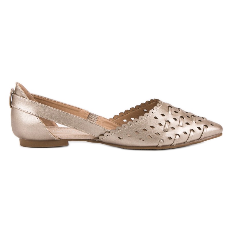 Stílusos VINCEZA balerinák sárga