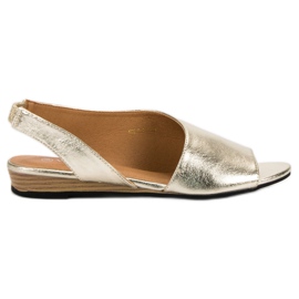 VINCEZA Slip On Sandals sárga
