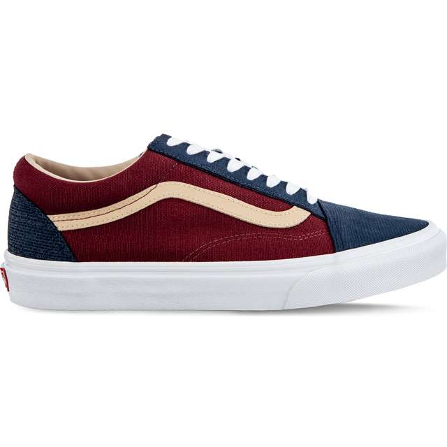 Vans Régi Skool Vmn textúrázott velúr tengerész kék port sokszínű