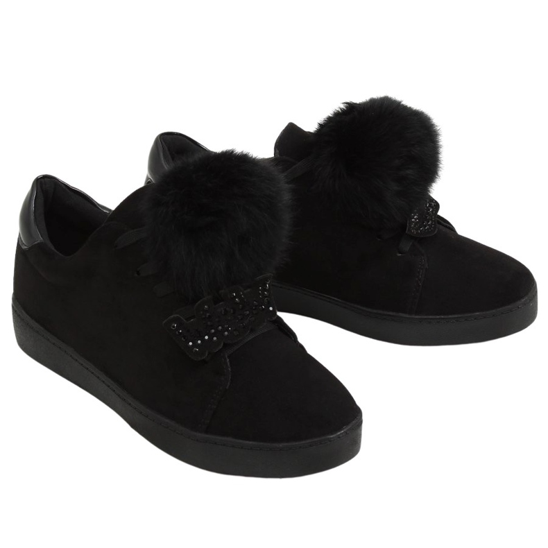 Fekete női cipők 68-95 Fekete