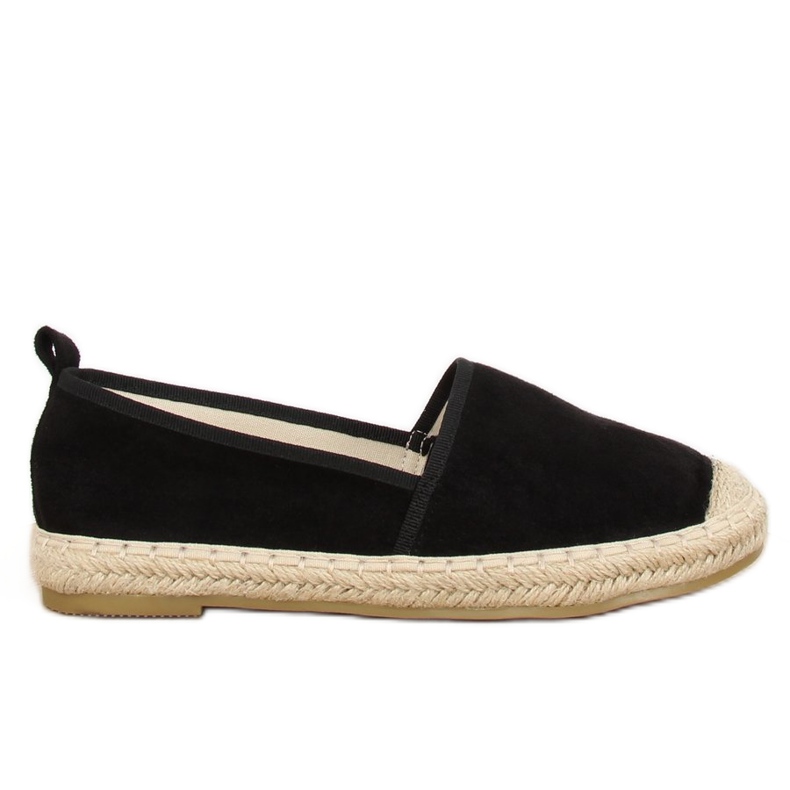 Fekete női espadrilles A615-ESP-1 Black
