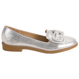 Forever Folie Ezüst balerina íjjal szürke Forever Folie Ezüst balerina íjjal szürke