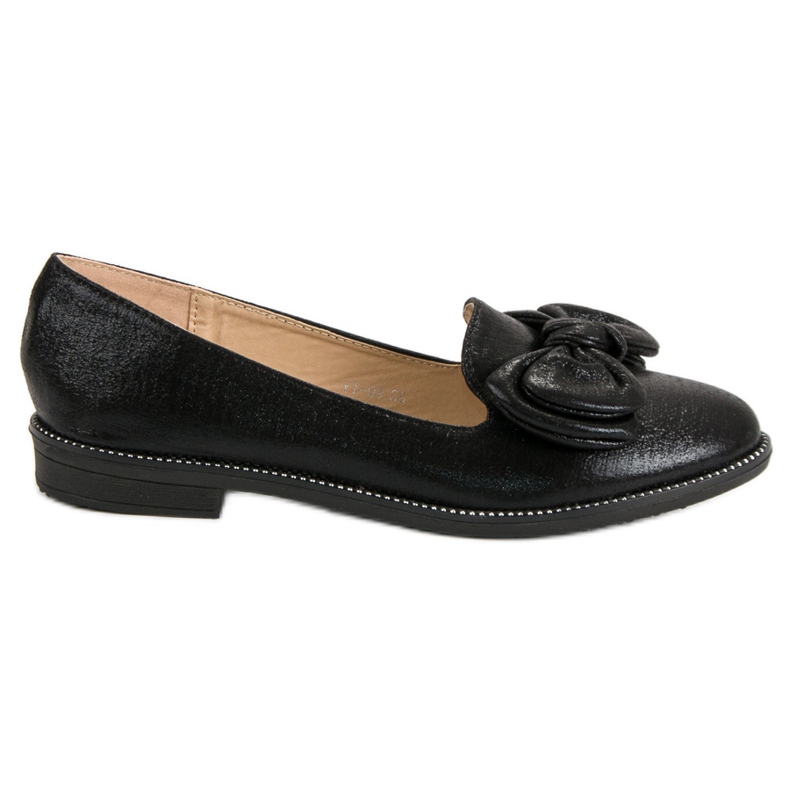 Forever Folie Fekete balerina íjjal