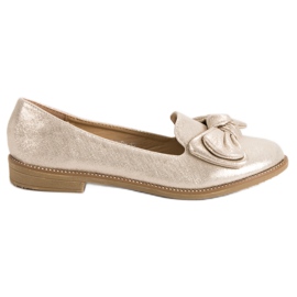 Forever Folie Arany balerina íjjal aranysárga