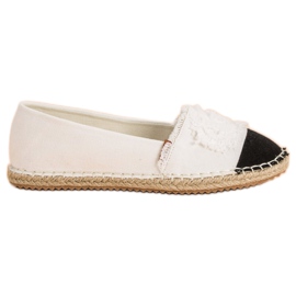 McKey Divatos espadrillák fehér McKey Divatos espadrillák fehér