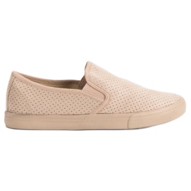 Suede Slip On Cipők barna Suede Slip On Cipők barna