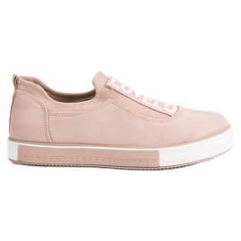 Ideal Shoes Lovelo Slip-On cipők barna