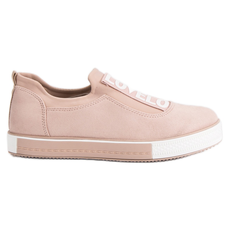 Ideal Shoes Lovelo Slip-On cipők barna