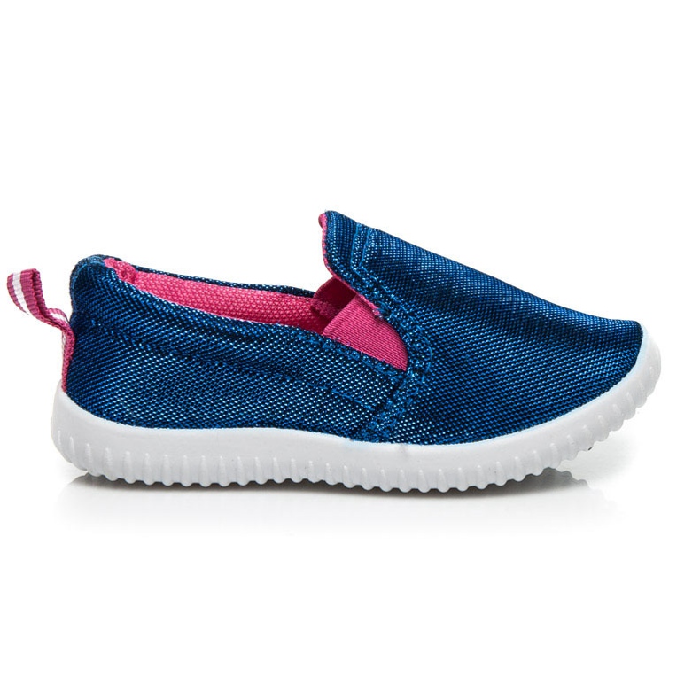 Haker Fényes csúszás Ony kék