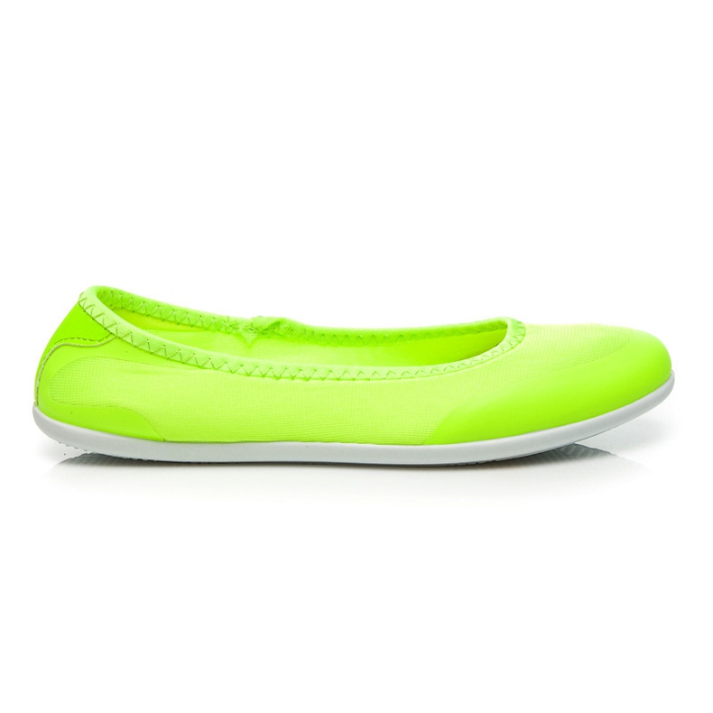 Renda Sport Slip-On balerinák sárga