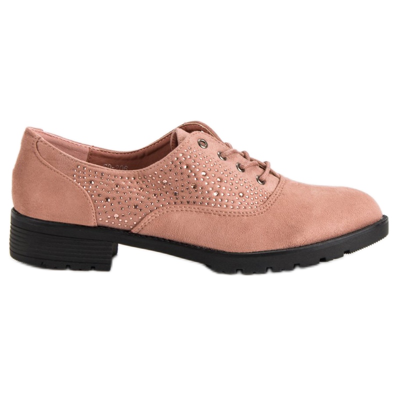 Por Suede Brogues rózsaszín Por Suede Brogues rózsaszín