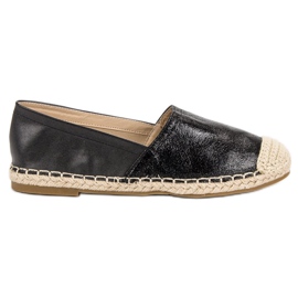 Queentina Fekete espadrillák Queentina Fekete espadrillák