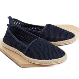 JX1029 Sötétkék sötétkék háló espadrillák JX1029 Sötétkék sötétkék háló espadrillák