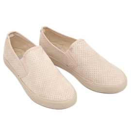 Slip-on bézs cipők G-92 Beige