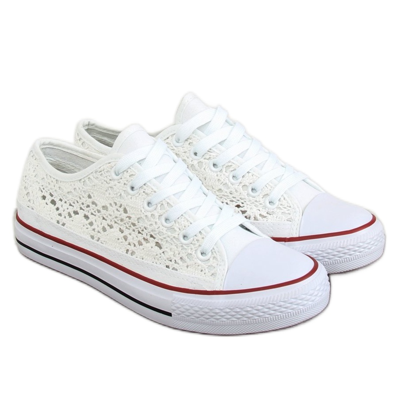 Fehér csipke cipők NB282P Fehér Fehér csipke cipők NB282P Fehér