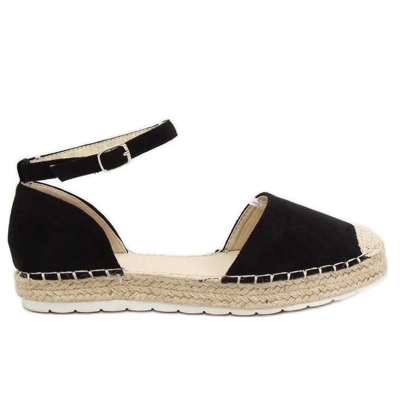 Fekete női espadrilles JH85 Black