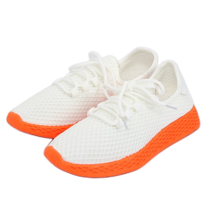 Narancssárga és fehér sportcipő NB283P-ST WHITE / ORANGE