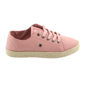 Big Star Pink női espadrilles cipők 274425 rózsaszín