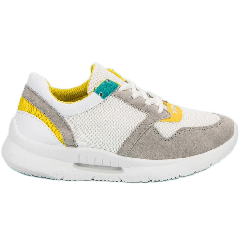 Fűzős sportcipő fehér sokszínű