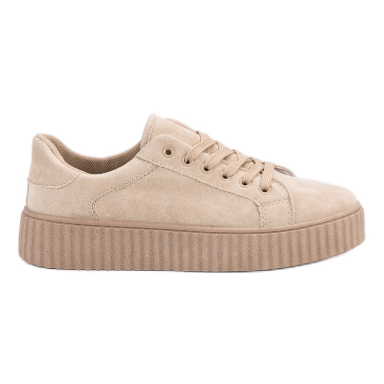 Seastar Bézs Suede Creepers