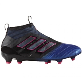 Adidas Ace 17 + Purecontrol Fg Jr BA9819 futballcipő fekete fekete