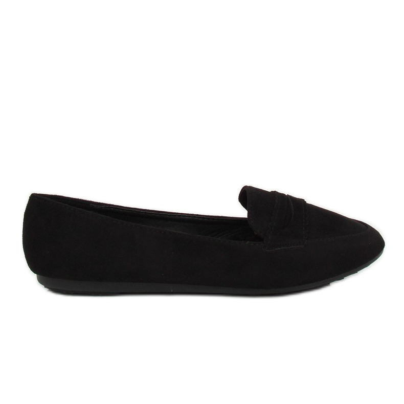 Fekete balerina mokaszin JM6655Q Negro