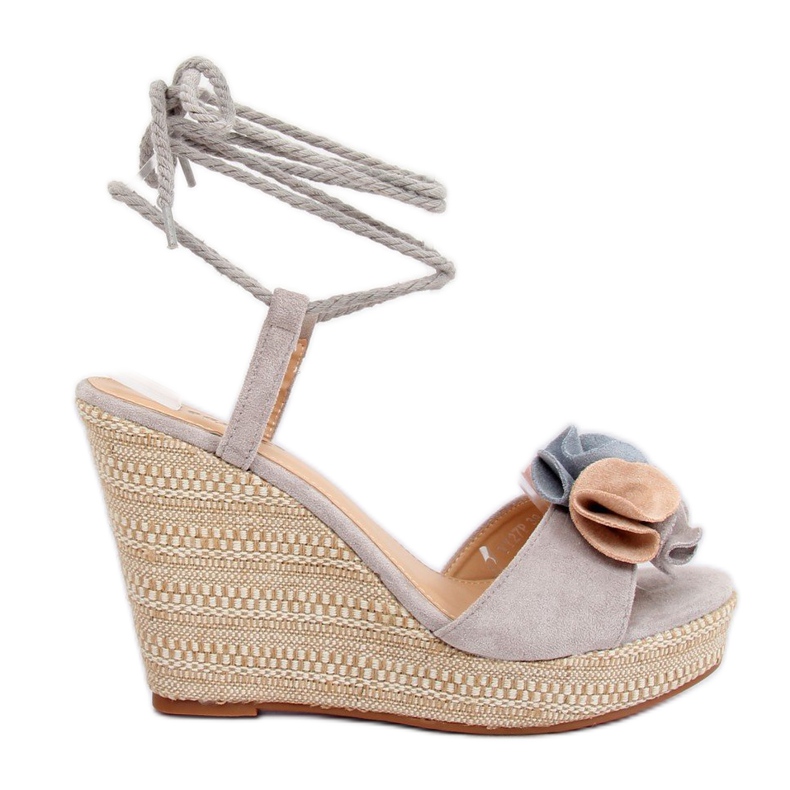 Szürke szandál ék sarkán YY27P Szürke