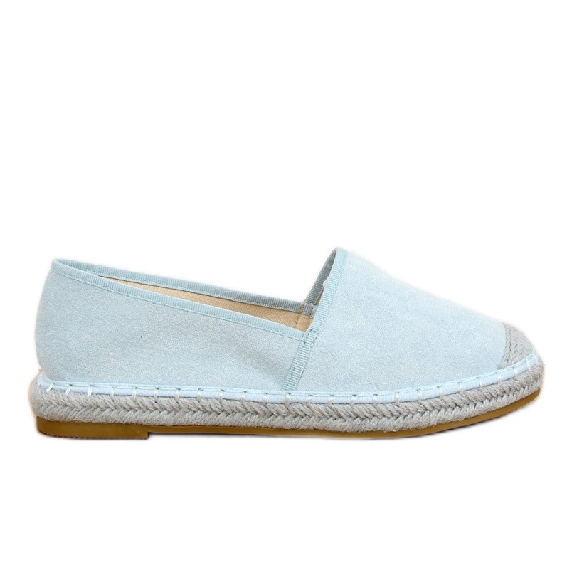 AF40 LT. BLUE kék velúr espadrilles