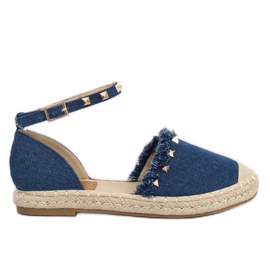 Kék farmer espadrilles CH-1K211 Kék sötétkék