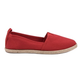 Gyermek espadrillák piros Gyermek espadrillák piros