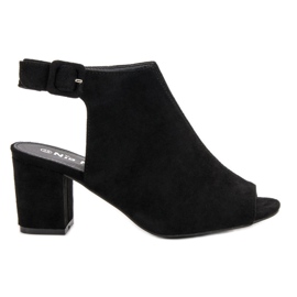 Nio Nio Épített szandál egy bárban fekete