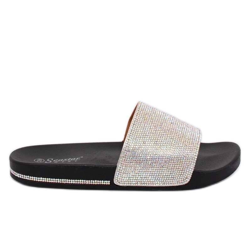 Fekete BG21P Fekete papucs köbös cirkóniákkal Fekete BG21P Fekete papucs köbös cirkóniákkal