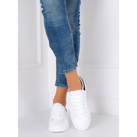 Fekete-fehér női cipők BL147P Black II-GAT