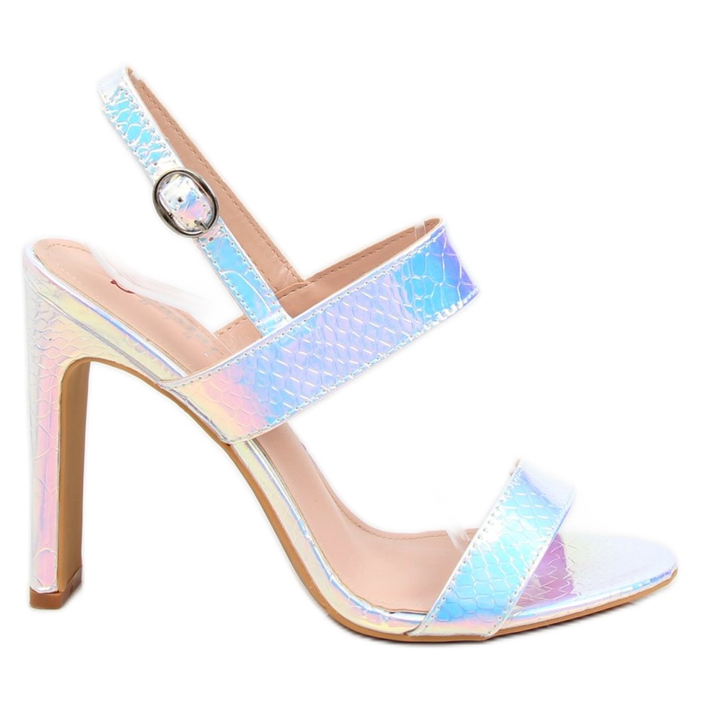 Szandál benzin színben NF-41P Ezüst szürke