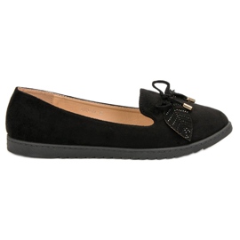 Comer Fekete velúr balerinák