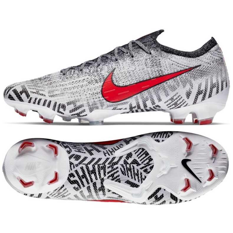 Nike Merurial Vapor 12 Elite Neymar Fg M AO3126-170 futballcipő fehér szürke