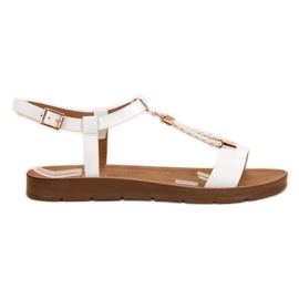 Filippo Divatos fehér szandál Filippo Divatos fehér szandál