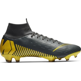 Nike Mercurial Superfly 6 Pro Fg M AH7368-070 futballcipő fekete szürke
