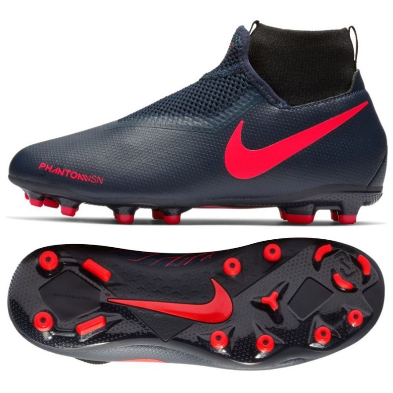 Nike Phantom Vsn Academy Df Fg Jr AO3287-440 kék sötétkék