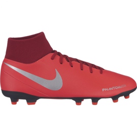 Nike Phantom Vsn Club Df FG / MG M AJ6959-600 futballcipő sokszínű piros