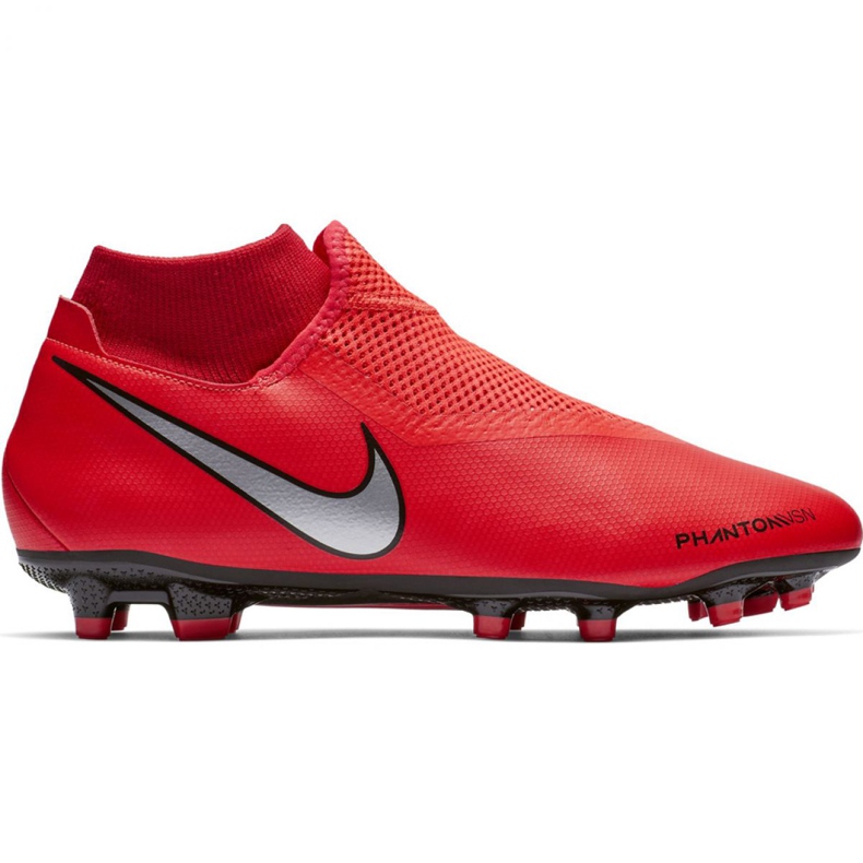 Nike Phantom Vsn Academy Df FG / MG M AO3258-600 futballcipő piros piros