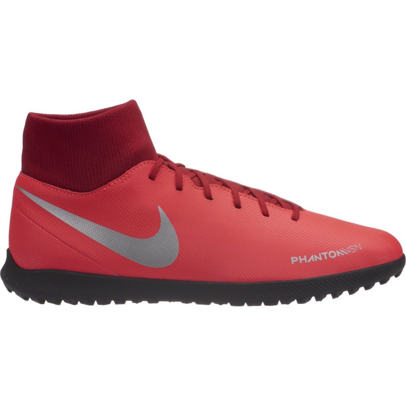 Nike Phantom Vsn Club Df Tf M AO3273-600 futballcipő sokszínű piros