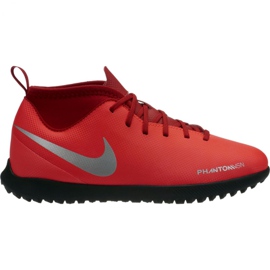 Nike Phantom Vsn Club Df Tf Jr AO3294-600 futballcipő sokszínű piros Nike Phantom Vsn Club Df Tf Jr AO3294-600 futballcipő sokszínű piros