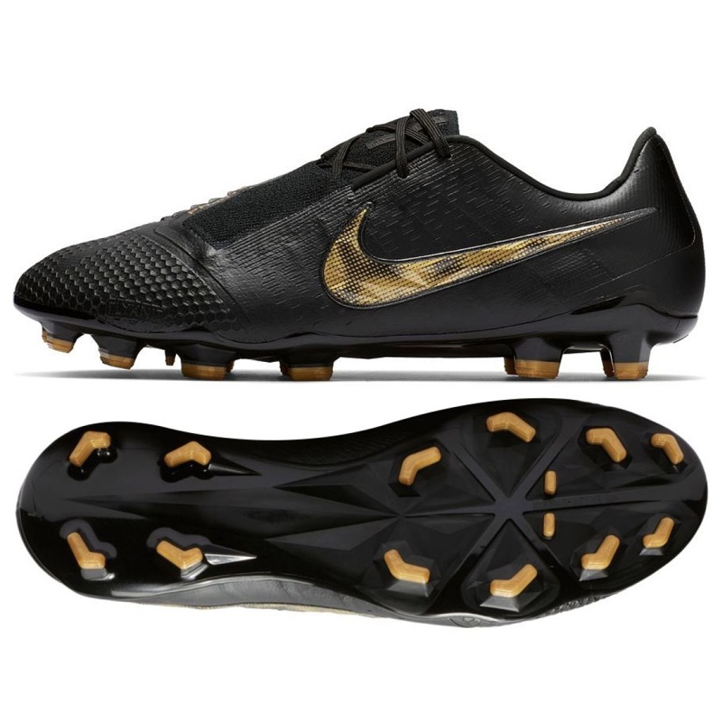 Nike Phantom Venom Elite Fg M AO7540-077 futballcipő fekete fekete